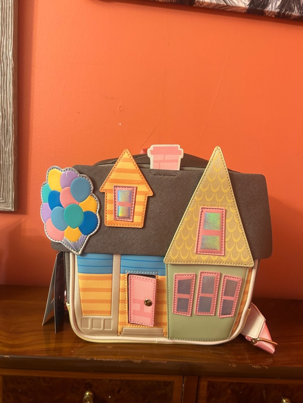 NWT RARE Disney Pixar Up Carl's House Mini Backpack - BoxLunch Exclusive - Picture 10 of 10